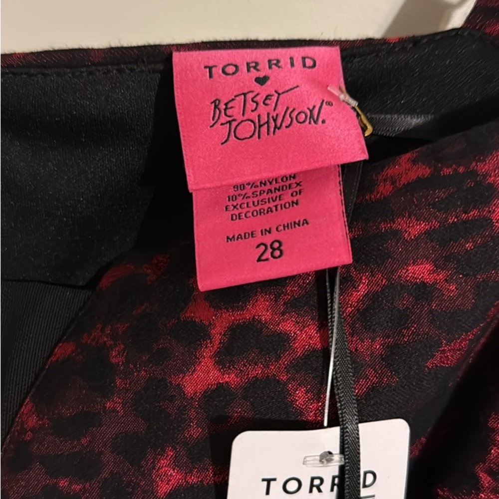 Torrid Red and Black Dress